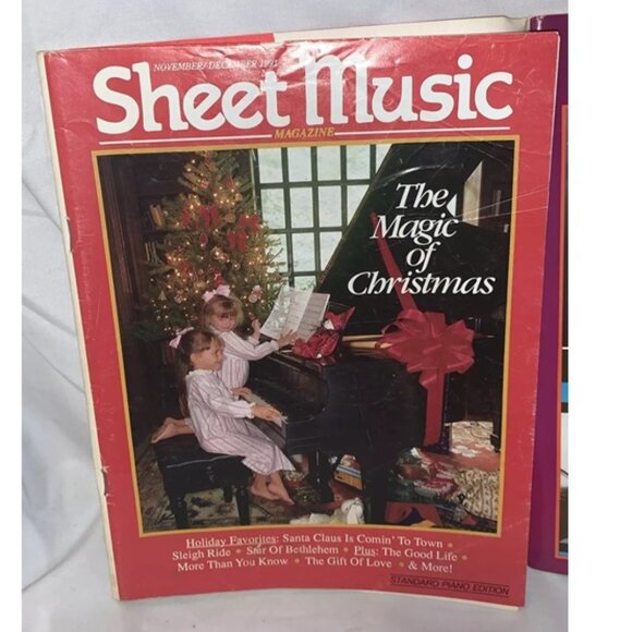 Sheet Music Magazines - Sept-Dec 1991 Lot Of 2 Piano Choral Guitar - Picture 2 of 12